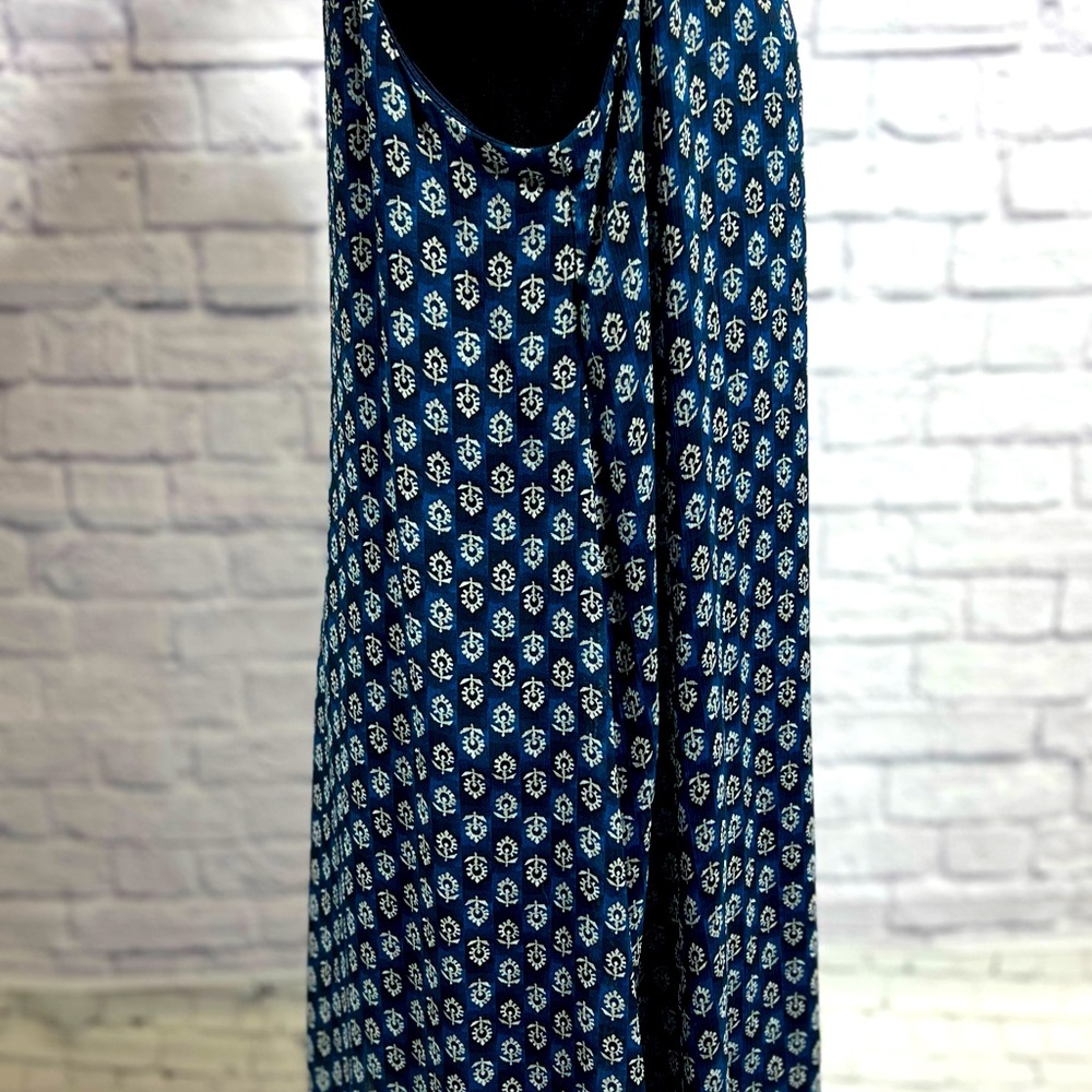 🇺🇸Tommy Hilfiger Blue Patterned Women's Dress - Size 12 - Picture 4 of 12
